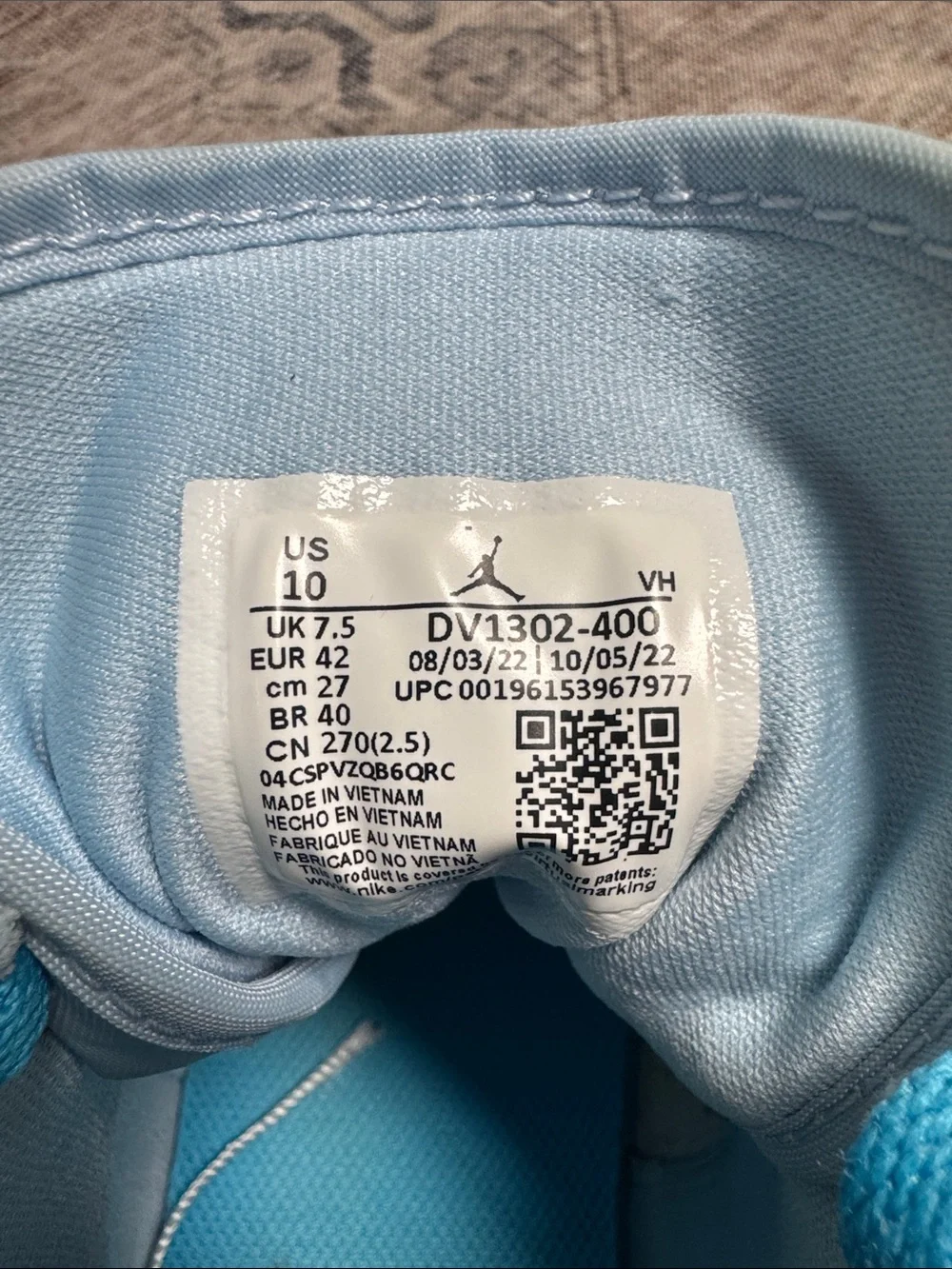 Nike Air Jordan 1 Mid Men's Sneakers - Light Blue/Turquoise